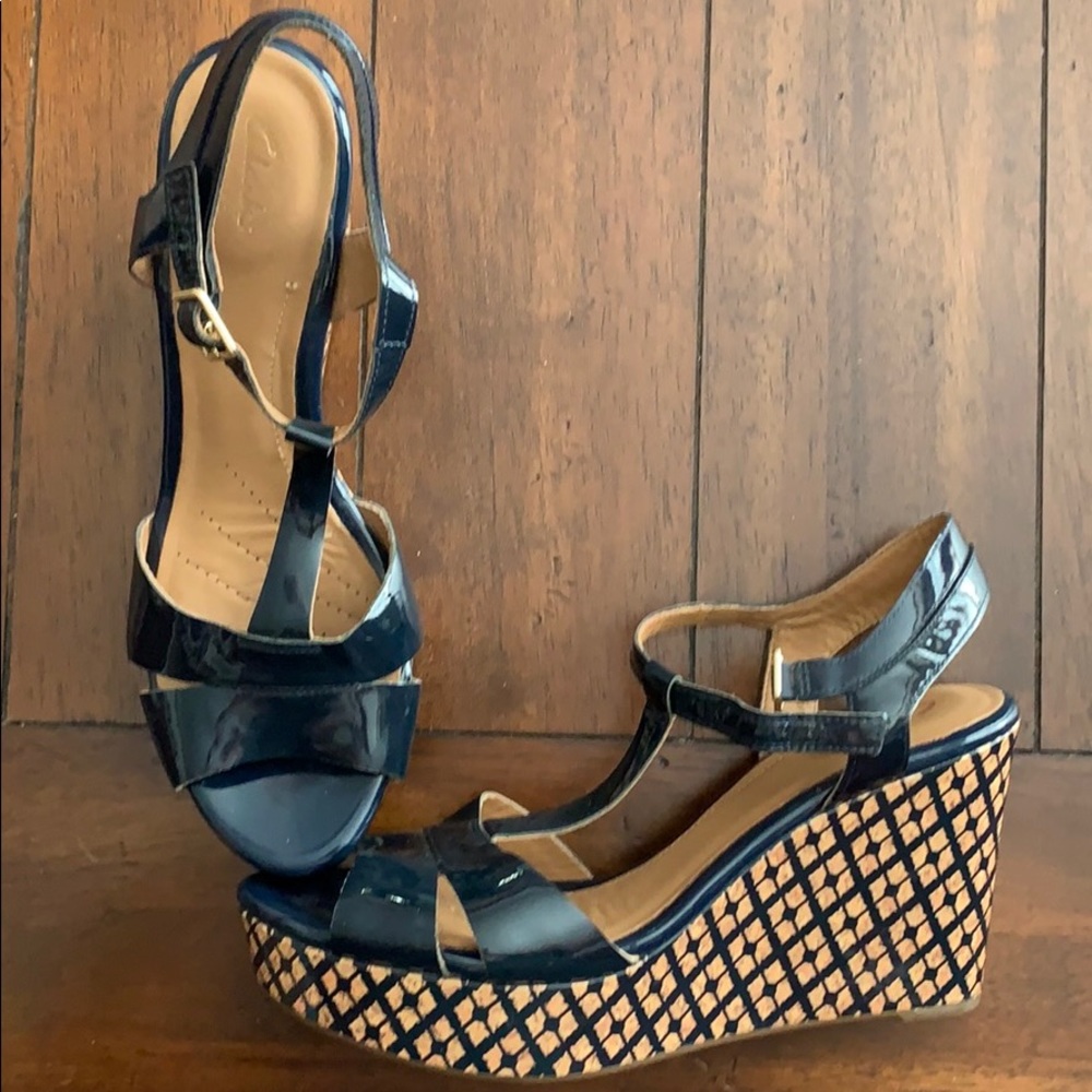 Clark’s Wedge Heel Shoe
